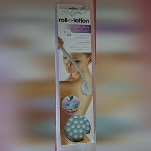 Body Lotion Applicator with White Handle